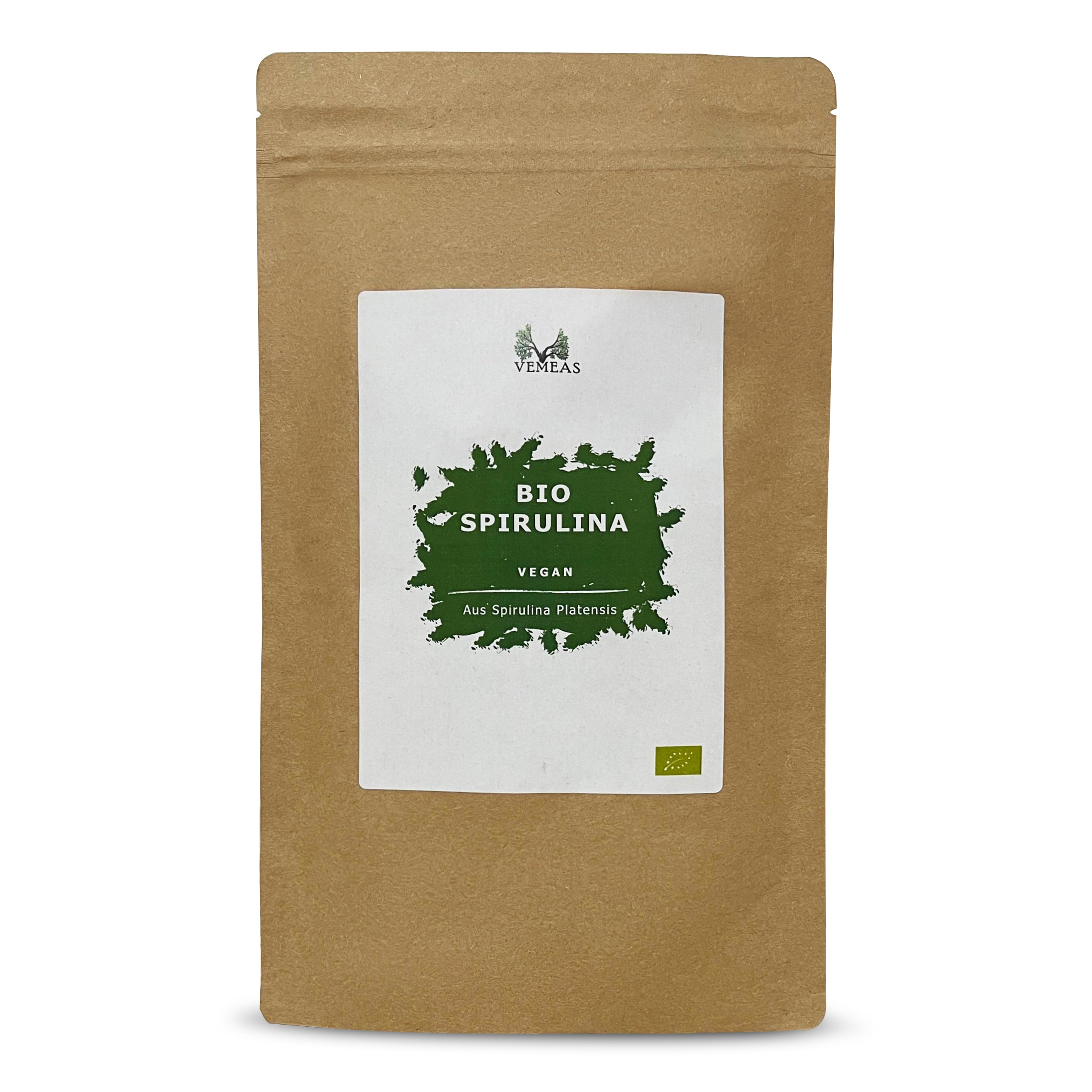 Bio Spirulina Tabletten - vegan - Vemeas