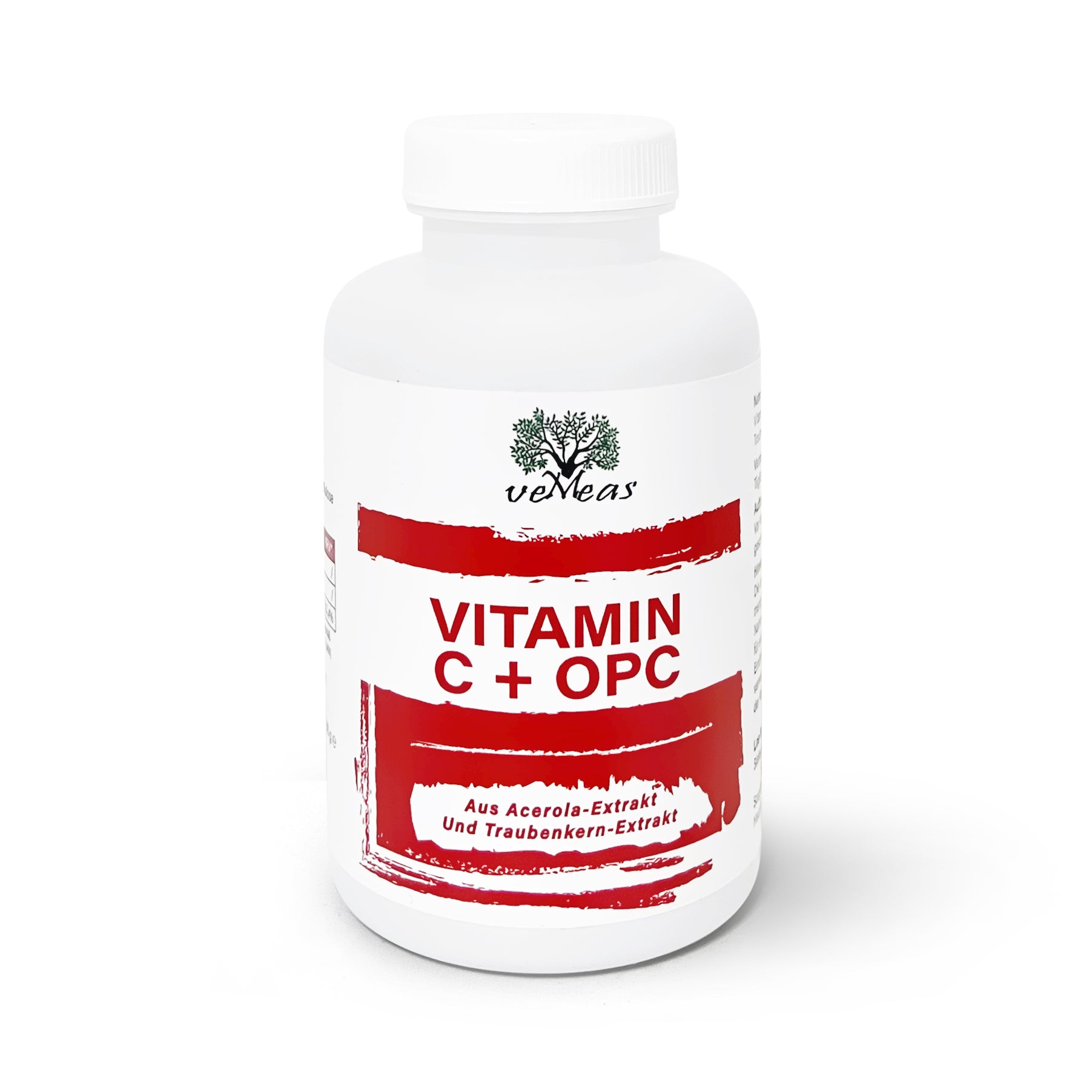Vitamin C + OPC (aus Acerola-Extrakt und Traubenkern-Extrakt) vegan - Vemeas